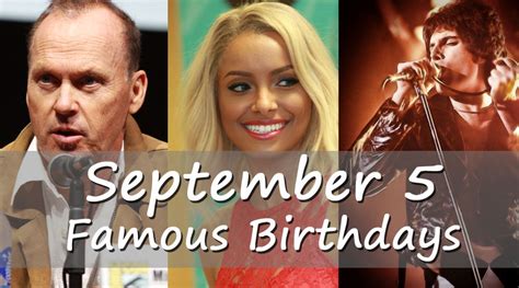 celebrities born on september 5th|5th september birthday personality.